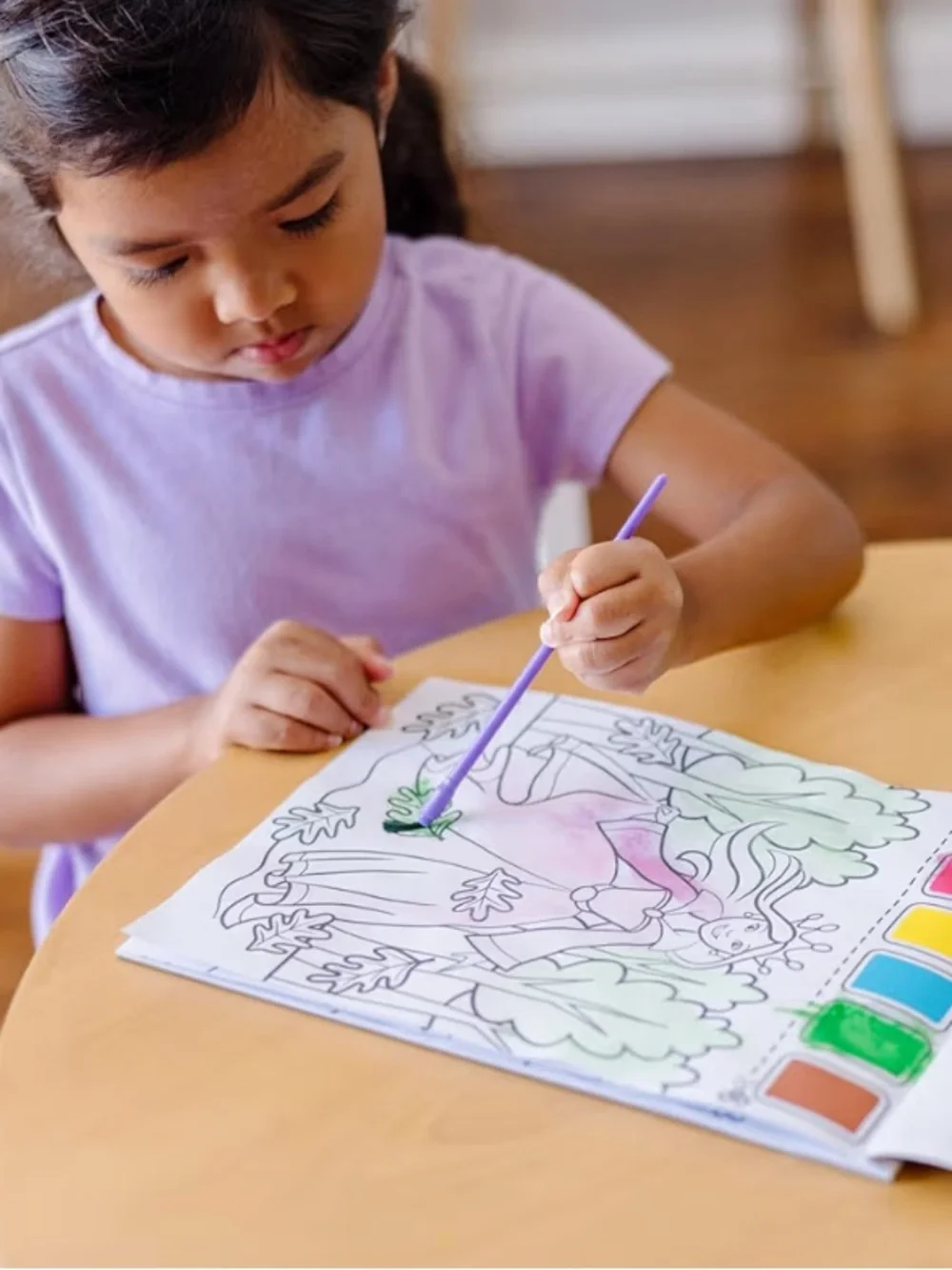 NEW Melissa & Doug Paint with Water - Princess and Farm Animals